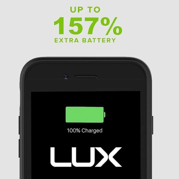 Pink iPhone X Charging Case LUX - Picture 8 of 9